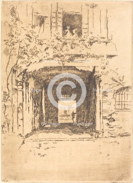 Doorway and Vine, 1879-1880. Creator: James Abbott McNeill Whistler.