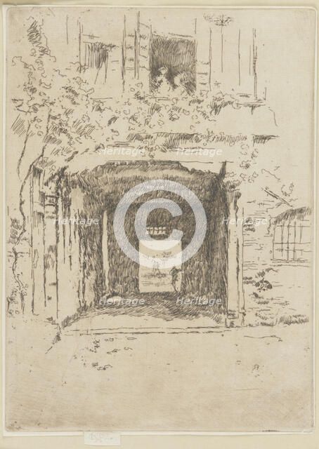 Doorway and Vine, 1879-1880. Creator: James Abbott McNeill Whistler.