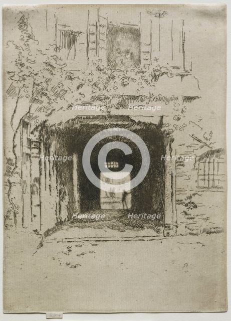 Doorway and Vine, 1886. Creator: James McNeill Whistler (American, 1834-1903).