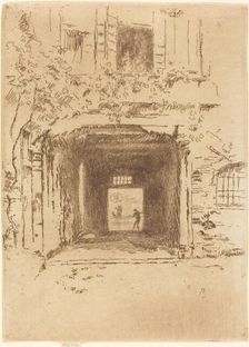 Doorway and Vine, 1880. Creator: James Abbott McNeill Whistler