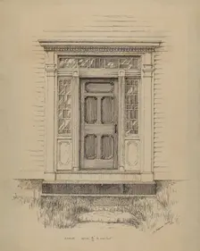 Doorway, c. 1936. Creator: Jerome Hoxie