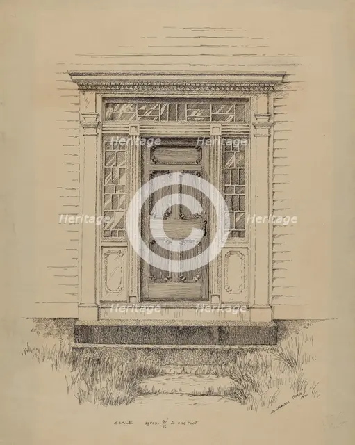 Doorway, c. 1936. Creator: Jerome Hoxie.