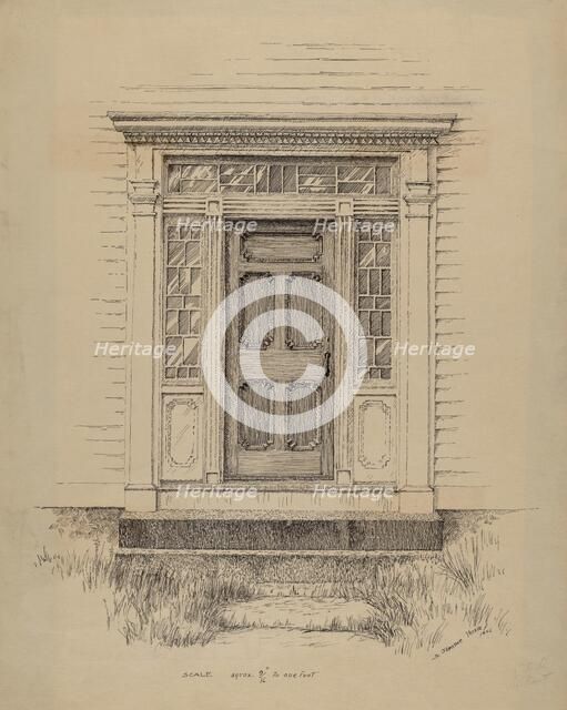 Doorway, c. 1936. Creator: Jerome Hoxie.