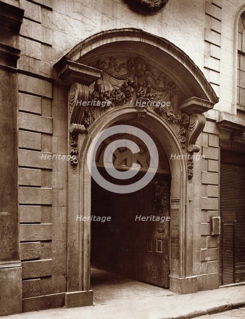 Doorway, College Hill, c1884. Creator: Henry Dixon & Son.