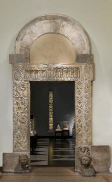 Doorway from the Church of San Nicolò, San Gemini, Central Italian. Creator: Unknown