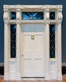 Doorway from the Isaac Gillet House, Painesville, Ohio, 1821. Creator: Jonathan Goldsmith (American, 1783-1847); Lewis Firm (American), and