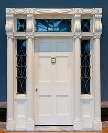 Doorway from the Isaac Gillet House, Painesville, Ohio, 1821. Creator: Jonathan Goldsmith (American, 1783-1847); Lewis Firm (American), and