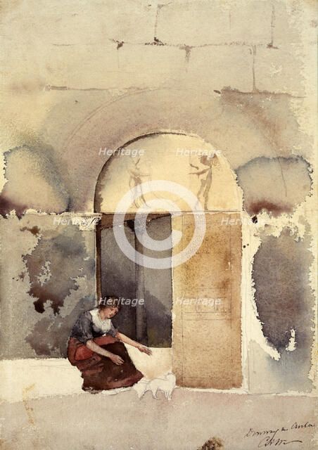 Doorway in Anla(?), n.d. Creator: Cass Gilbert.