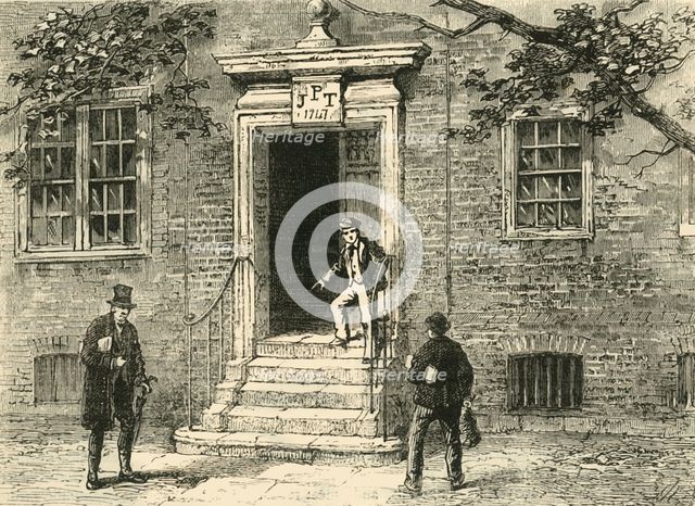 'Doorway in Staple's Inn', c1872. Creator: Unknown.
