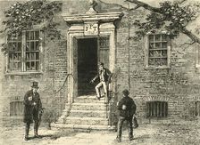 Doorway in Staple's Inn c1872. Creator: Unknown