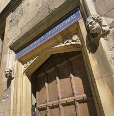 Doorway of the Bodleian Library, Oxford, Oxfordshire, c2000s(?). Artist: Historic England Staff Photographer