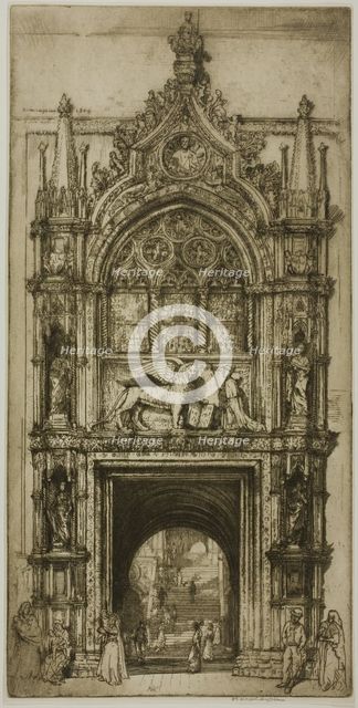Doorway of the Doges', Venice, 1909. Creator: Donald Shaw MacLaughlan.