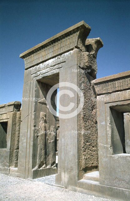 Doorway of the Palace of Darius, Persepolis, Iran