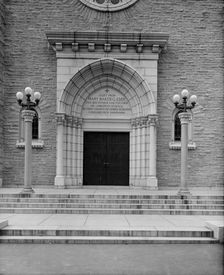 Doorway of First Church of Christ, Scientist, Concord, N.H., c1908. Creator: Unknown