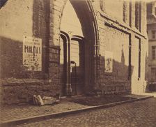 [Doorway of Predikheevenkerk, Gent, Belgium], ca. 1858. Creator: Charles D'Hoy