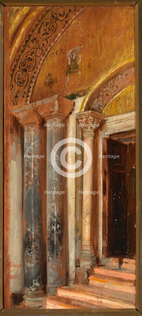 Doorway (San Marco, Venice), 1891. Creator: José Villegas Cordero.