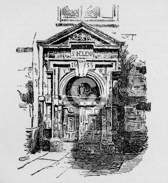 'Doorway, St. Helen's', 1890. Artist: Unknown.