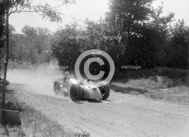Dorcas Special, Bugatti Owners Club Hill Climb, Chalfont St Peter, Buckinghamshire, 1935. Artist: Bill Brunell.