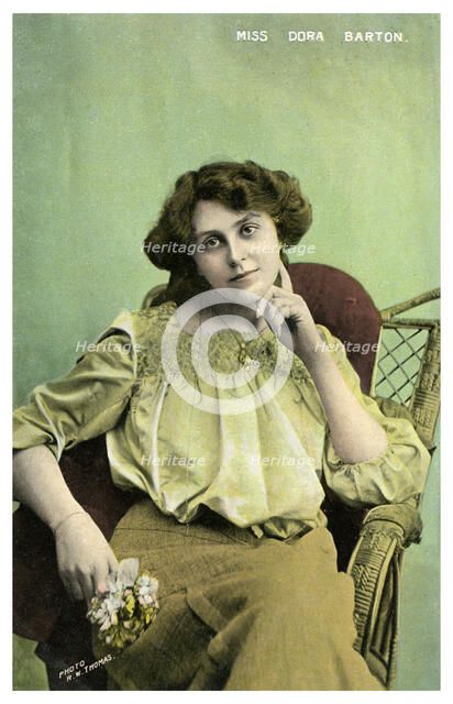 Dora Barton, British actress, c1905-1919.Artist: RW Thomas