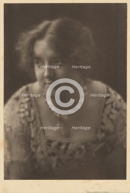 Dora Curtis, about 1895-1900. Creator: Frederick Henry Evans.