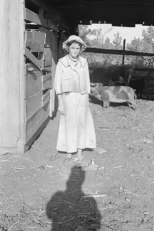 Dora Mae Tengle, Hale County, Alabama, 1936. Creator: Walker Evans