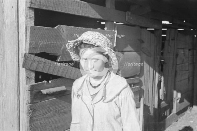 Dora Mae Tengle, Hale County, Alabama, 1936. Creator: Walker Evans.