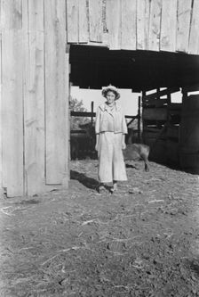Dora Mae Tengle, sharecropper's daughter, Hale County, Alabama, 1936. Creator: Walker Evans