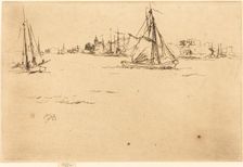 Dordrecht, 1884. Creator: James Abbott McNeill Whistler