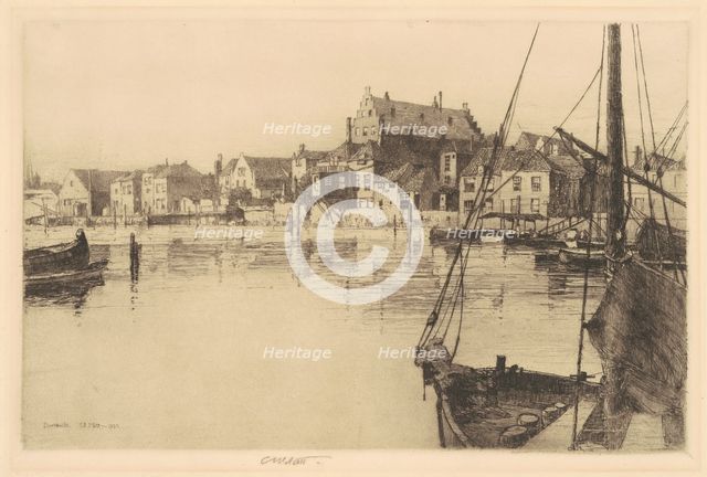 Dordrecht (Old Warehouse), 1885. Creator: Charles A Platt.