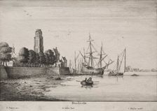Dordrecht. Creator: Wenceslaus Hollar (Bohemian, 1607-1677)