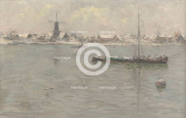 Dordrecht in the Winter, 1892. Creator: Siebe Johannes ten Cate.