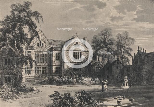 Dorfold Hall, Cheshire, 1915. Artist: Unknown.