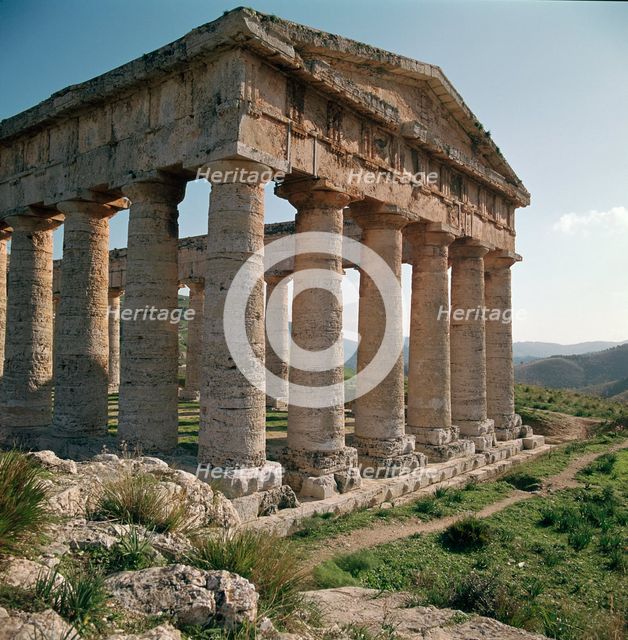 Doric temple in Sicily, 5th century BC. Artist: Unknown