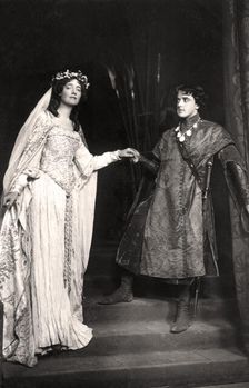 Dorothea Baird (1875-1933) and Harcourt Williams (1880-1957) in Paola and Francesca, 1907.Artist: Foulsham and Banfield