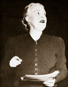 Dorothy Thompson, American journalist, c1930s(?). Creator: Unknown