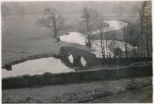 Dorothy Vernon's Bridge, Haddon Hall, Nether Haddon, Derbyshire Dales, Derbyshire, 1950-1964. Creator: Unknown