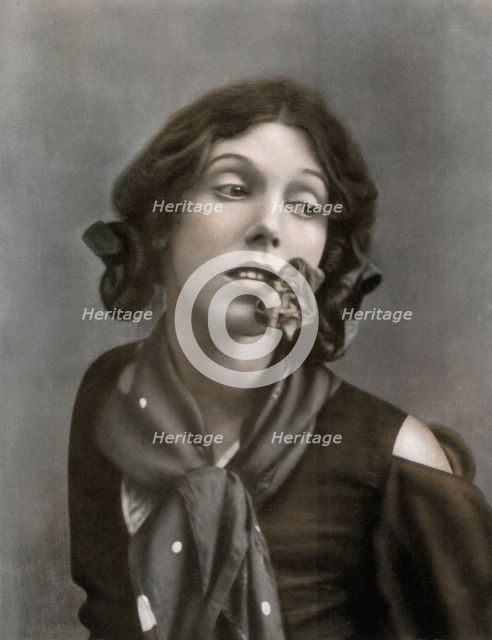 Dorothy Grahame in La Danse Des Apaches (1904), 1911-1912. Artist: Unknown