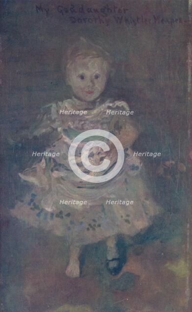 'Dorothy Menpes', c1885, (1904). Creator: James Abbott McNeill Whistler.