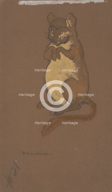 Dormouse (costume design for Alice-in-Wonderland, 1915). Creator: William Penhallow Henderson.