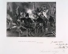 Dormez donc, avec des gaillards comme ca! Siege of Paris, 1870-1871 (1871). Artist: Auguste Bry