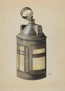 Dormer Window Lantern, c. 1936. Creator: Margaret Stottlemeyer