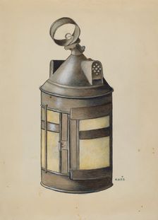 Dormer Window Lantern, c. 1936. Creator: Margaret Stottlemeyer