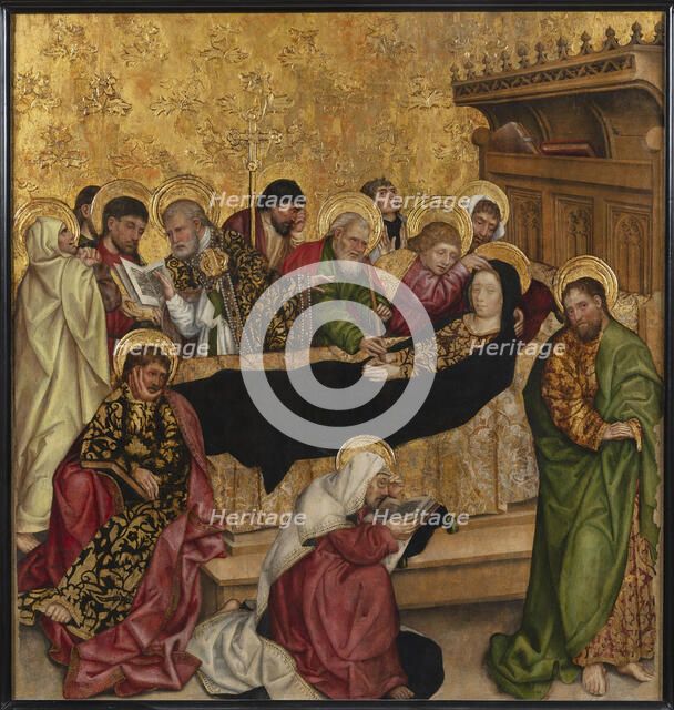 Dormitio Virginis (The Dormition of the Virgin), c1470. Creator: Lonhy; Antoine de (active 1446-1490).