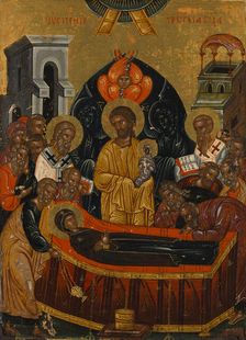 Dormition of the Virgin. Creator: Macedonian School