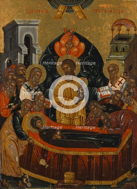 Dormition of the Virgin. Creator: Macedonian School.
