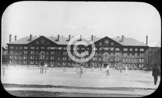 Dormitory Building, Harvard University, Massachusetts, USA, late 19th or early 20th century. Artist: Unknown