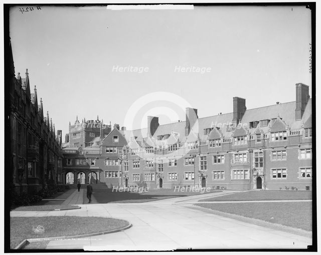 Dormitories, U. of Pa., Philadelphia, Pa., c1908. Creator: Unknown.
