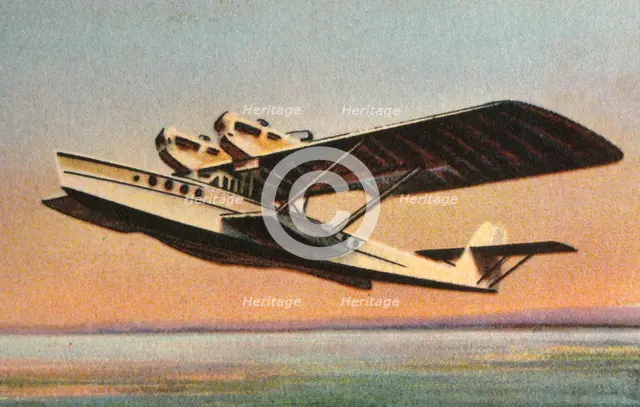 Dornier Superwal flying boat, 1920s, (1932).  Creator: Unknown.