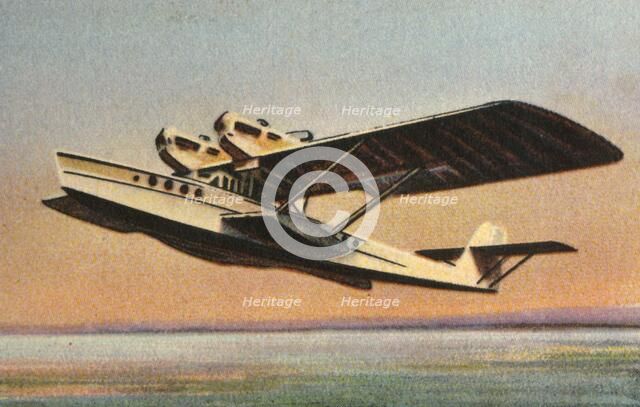 Dornier Superwal flying boat, 1920s, (1932).  Creator: Unknown.