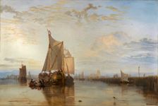 Dort or Dordrecht: The Dort Packet-Boat from Rotterdam Becalmed, 1818. Creator: JMW Turner